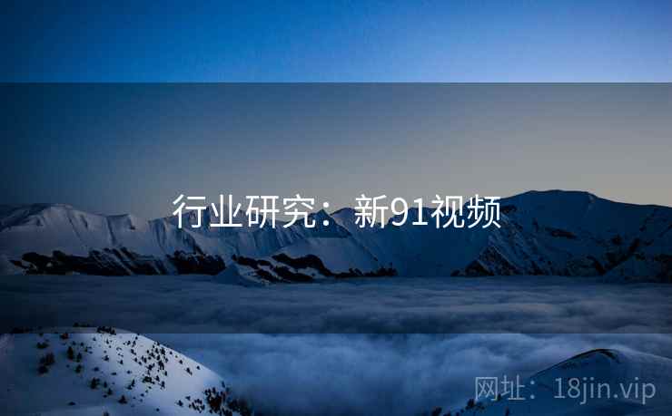 行业研究：新91视频