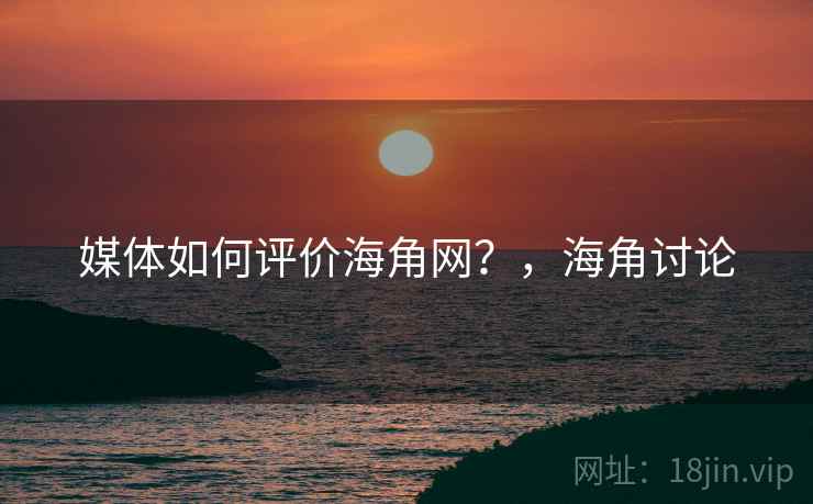 媒体如何评价海角网？，海角讨论