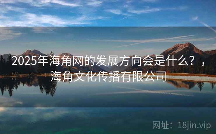 2025年海角网的发展方向会是什么？，海角文化传播有限公司