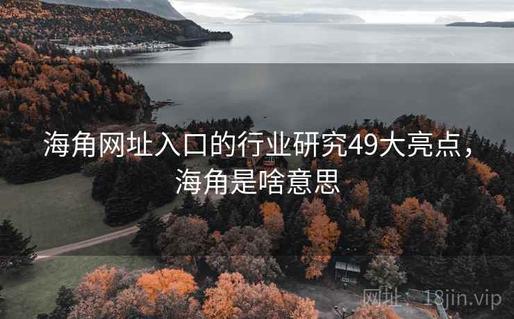 海角网址入口的行业研究49大亮点，海角是啥意思
